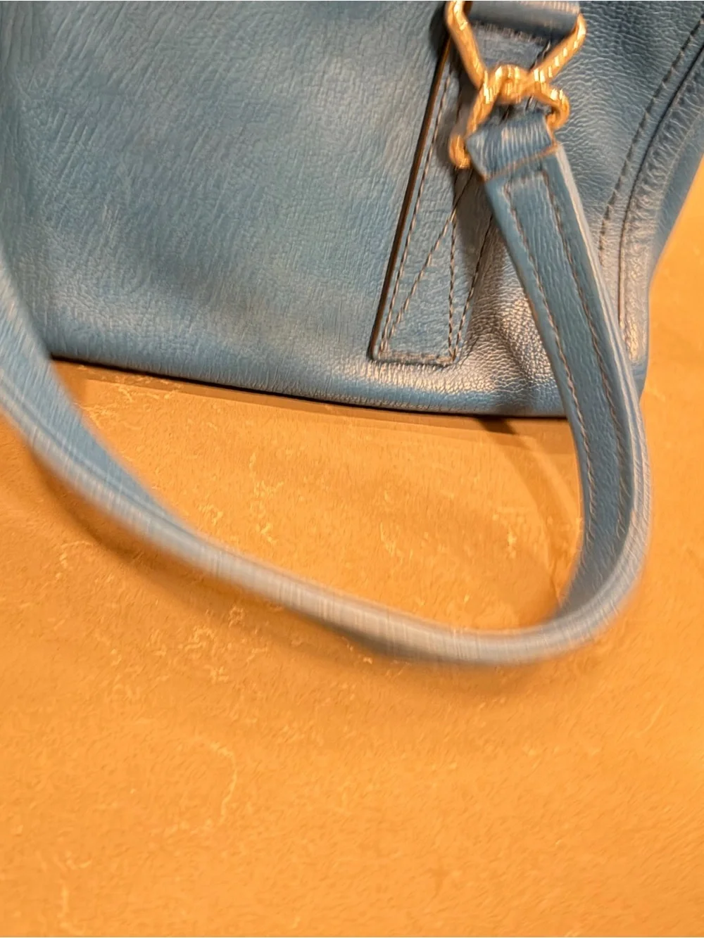 Marc Jacobs Electric Blue Pebbled Leather Satchel - Picture 6 of 9